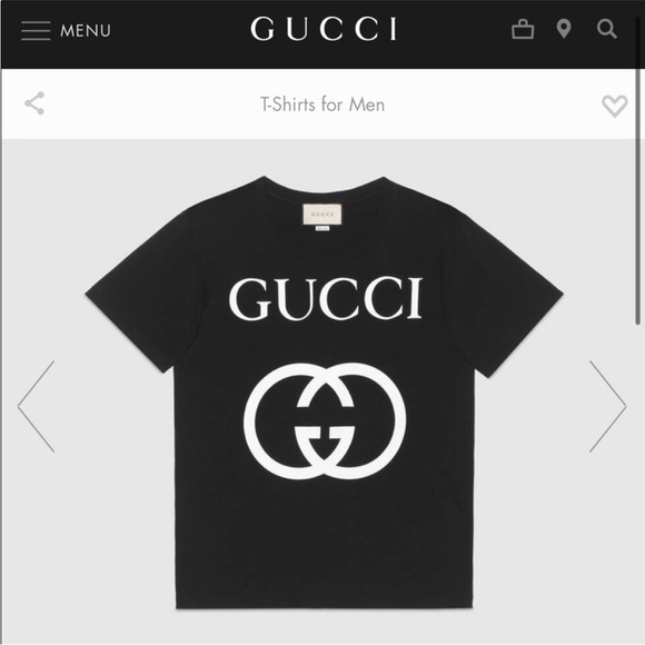 🖤🤍Gucci Black Tee with White Lettering - Picture 7 of 7